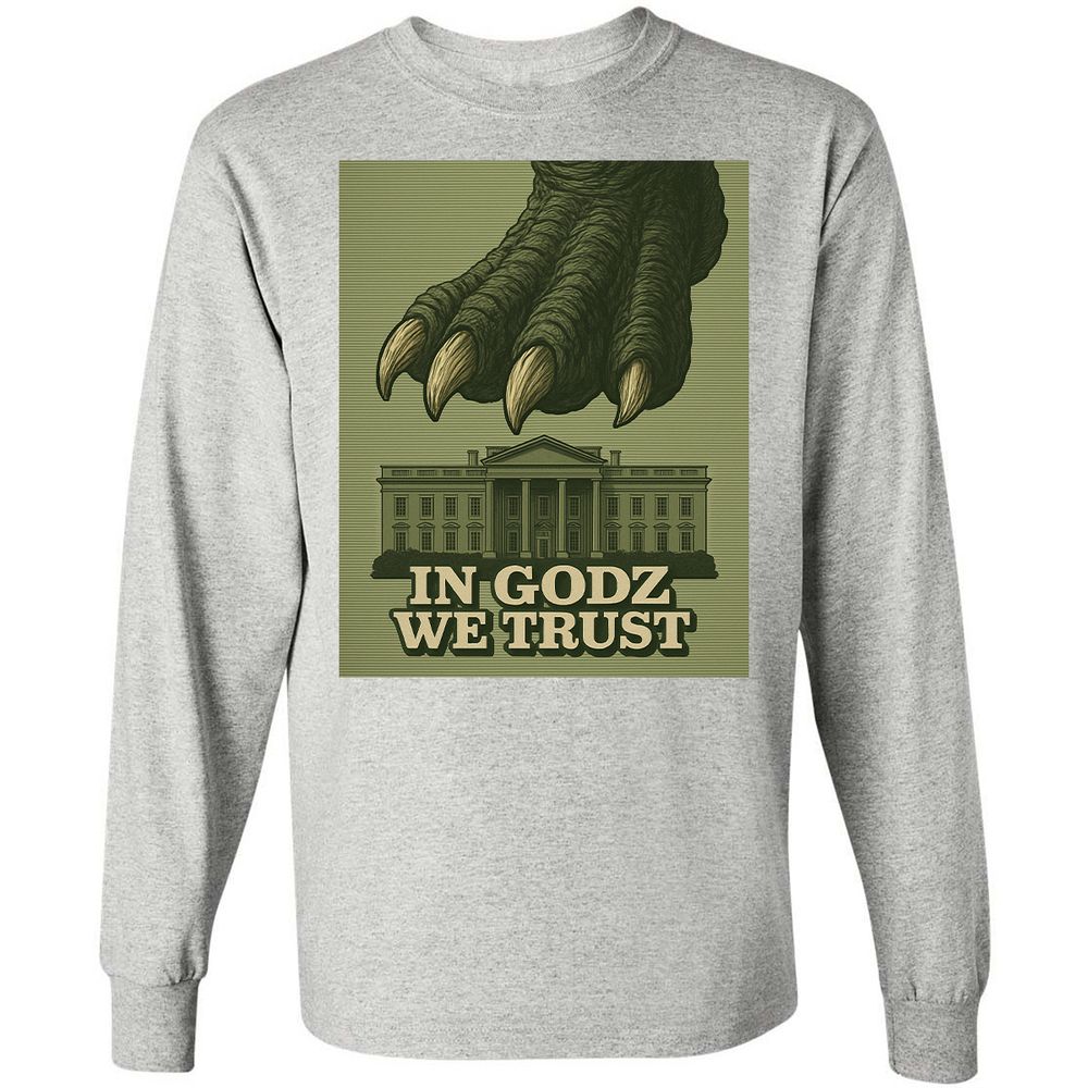 Long Sleeve T-Shirt - 43DR4N5X - Ash - 7