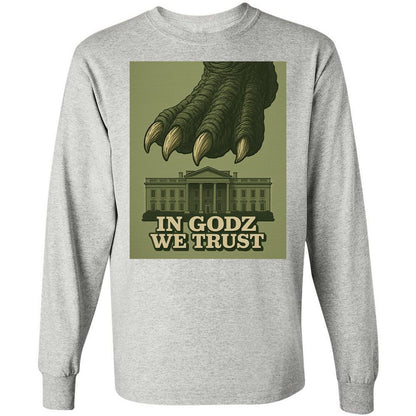 Long Sleeve T-Shirt - 43DR4N5X - Ash - 7