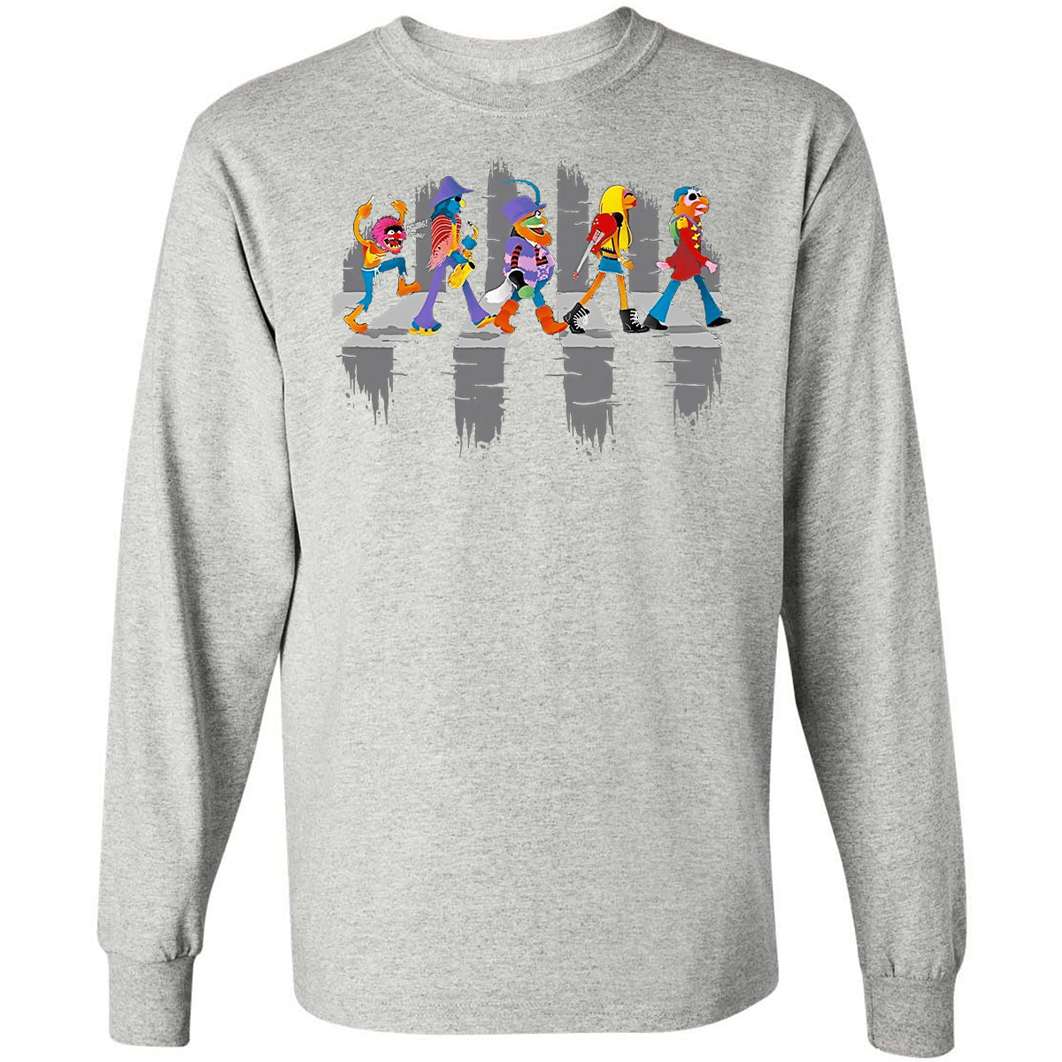 Long Sleeve T-Shirt - SRMFUGUP - Ash - 7