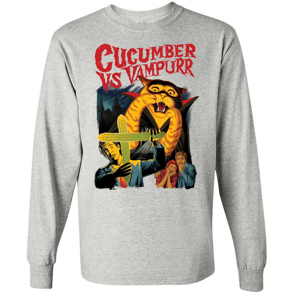 Long Sleeve T-Shirt - HULCBPVA - Ash - 7