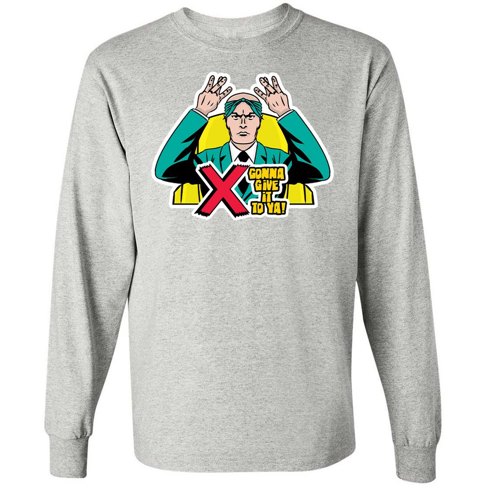 Long Sleeve T-Shirt - F941BANM - Ash - 7