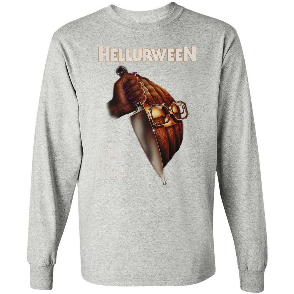 Long Sleeve T-Shirt - 8F7VSQPC - Ash - 7