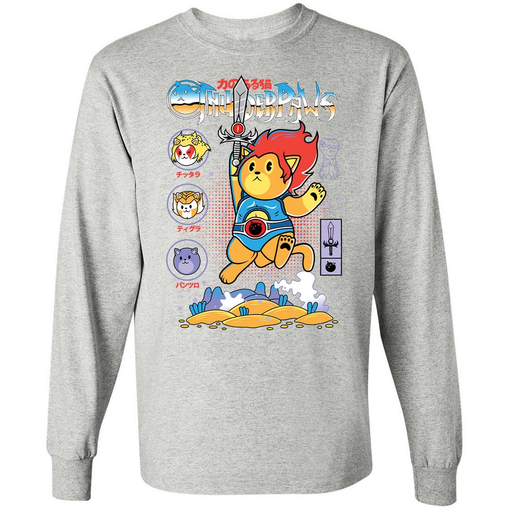 Long Sleeve T-Shirt - QCD74SLU - Ash - 7