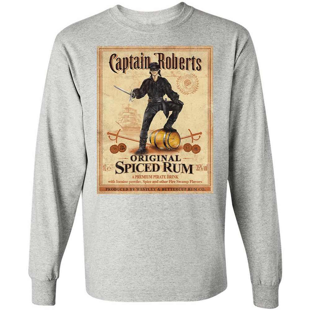 Long Sleeve T-Shirt - B7Z2YKNQ - Ash - 7