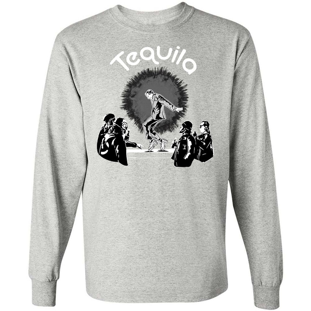 Long Sleeve T-Shirt - R92Q2LE9 - Ash - 7