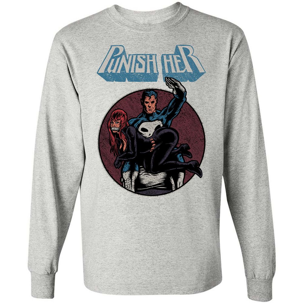 Long Sleeve T-Shirt - E3T97BMD - Ash - 7