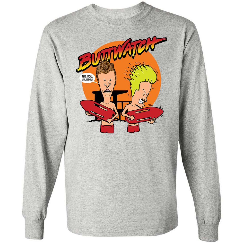 Long Sleeve T-Shirt - T4BRBJL9 - Ash - 7