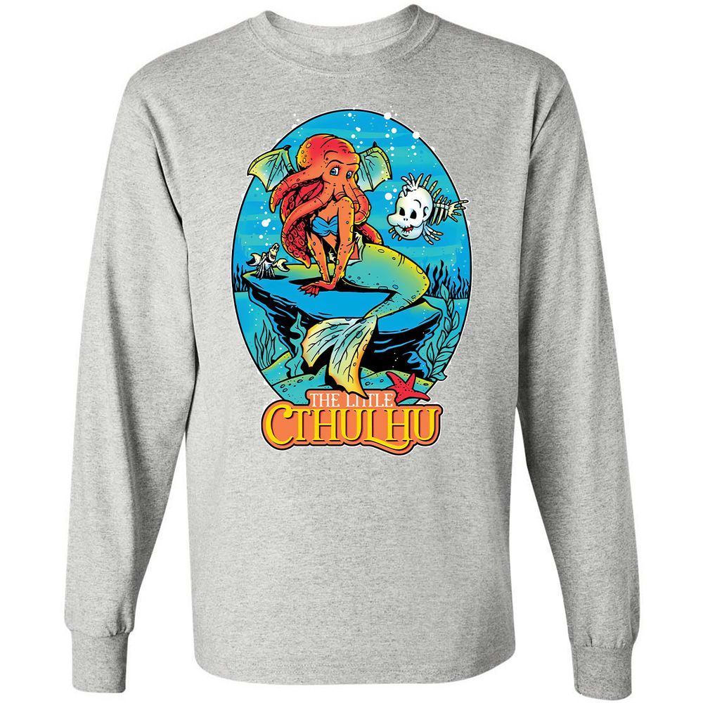 Long Sleeve T-Shirt - TQNR2KMW - Ash - 7