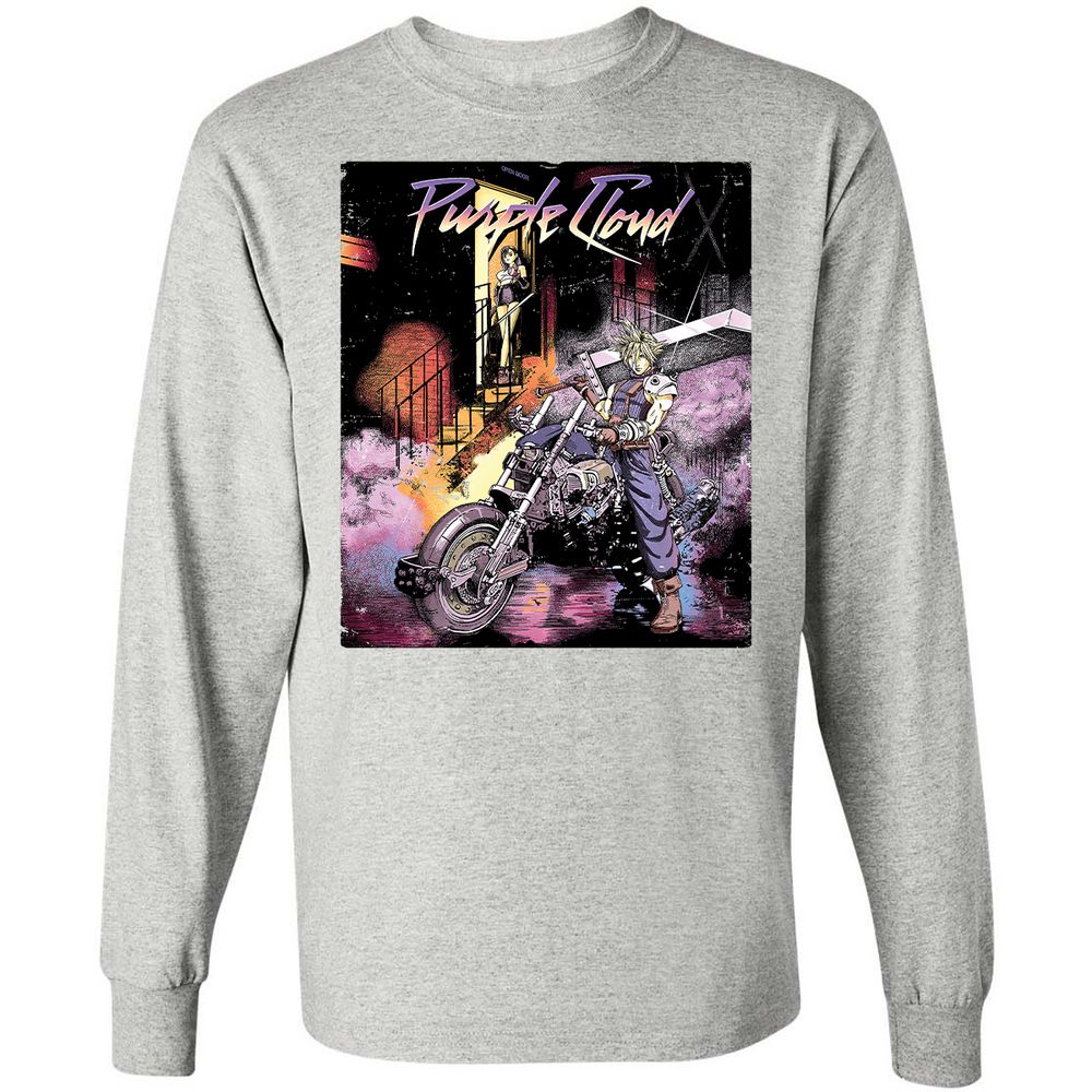 Long Sleeve T-Shirt - W54E9QBD - Ash - 7