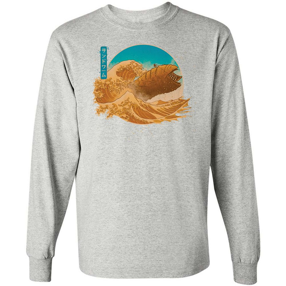 Long Sleeve T-Shirt - DKTZJ8QN - Ash - 7