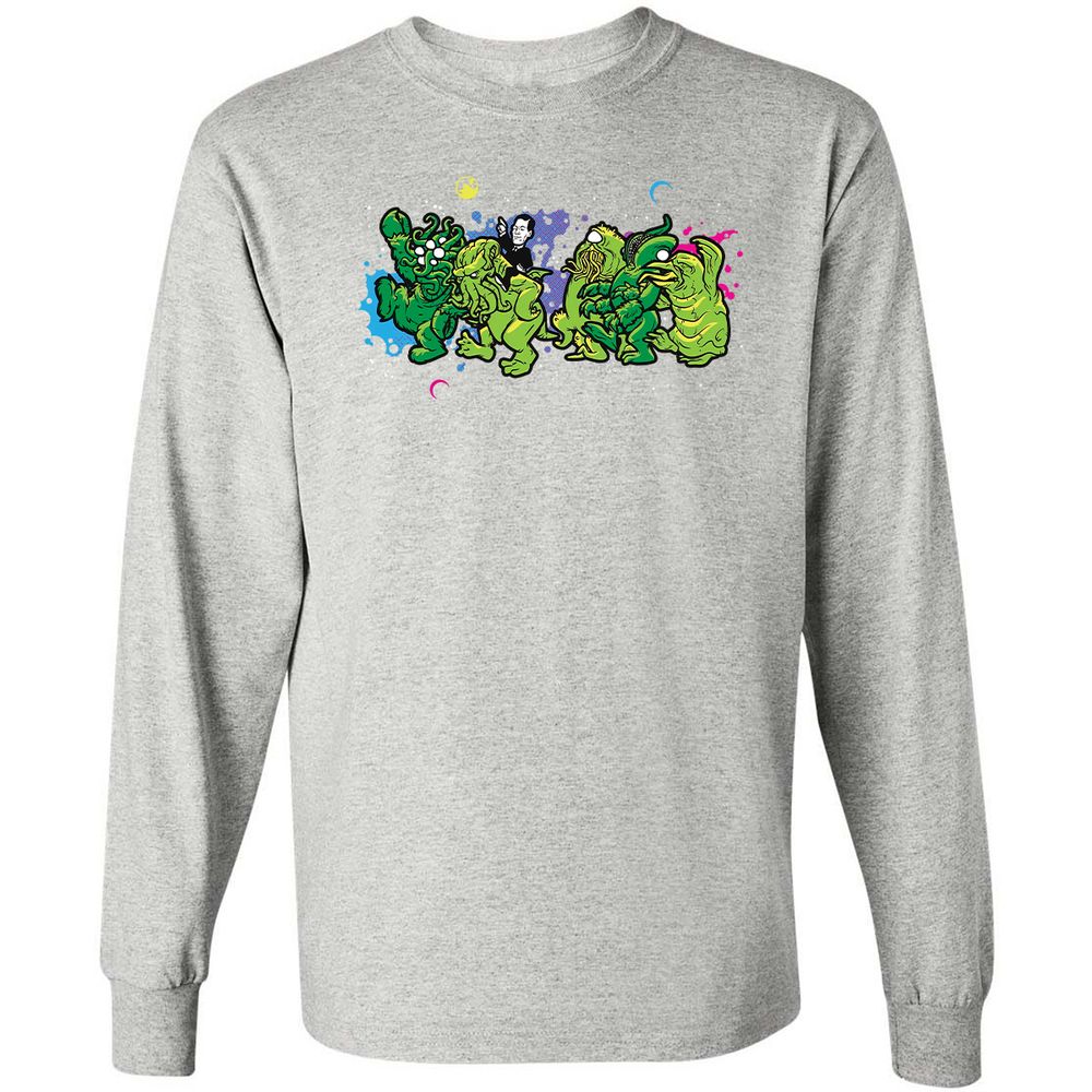 Long Sleeve T-Shirt - A6VXN9G8 - Ash - 7