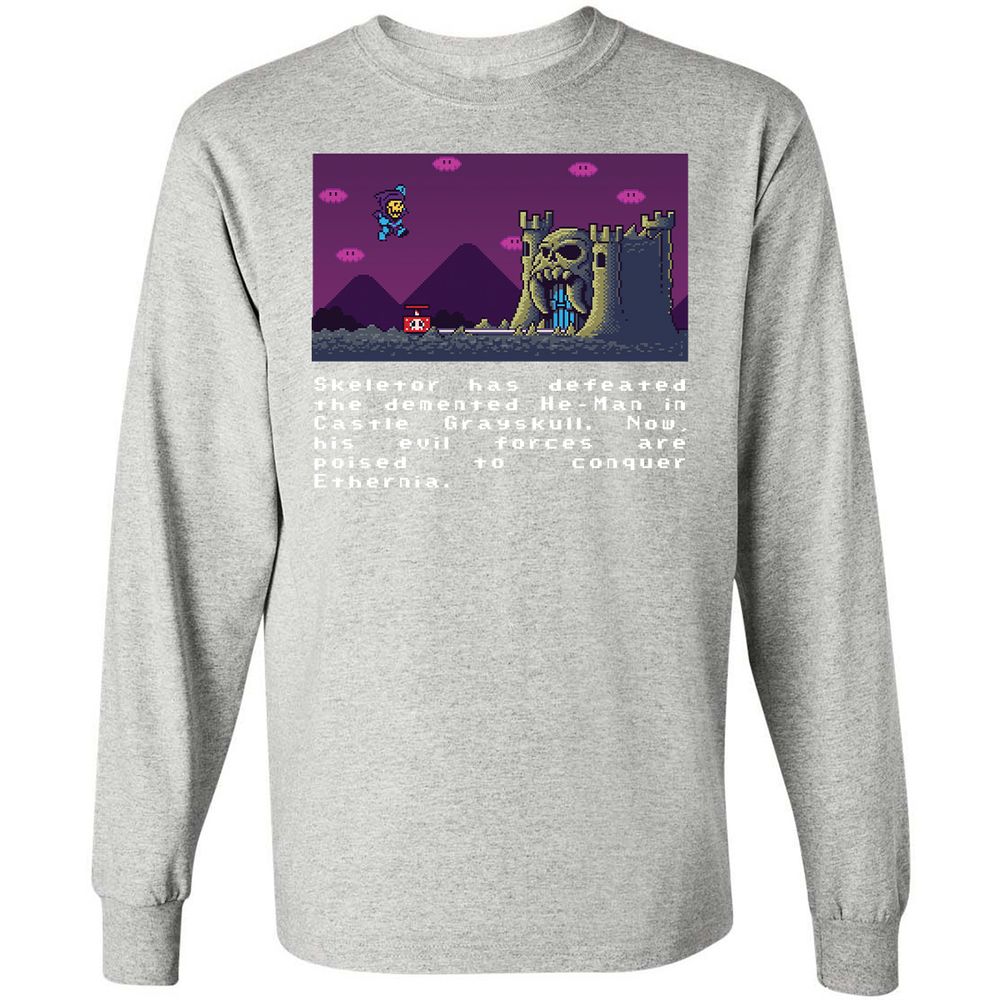 Long Sleeve T-Shirt - BG3FEJB5 - Ash - 7