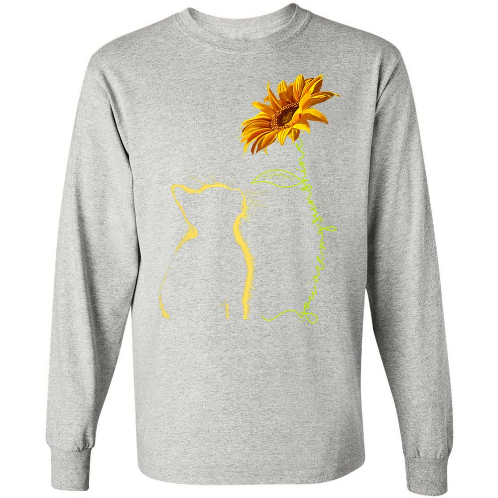 Long Sleeve T-Shirt - Q29ZRF7G - Ash - 7