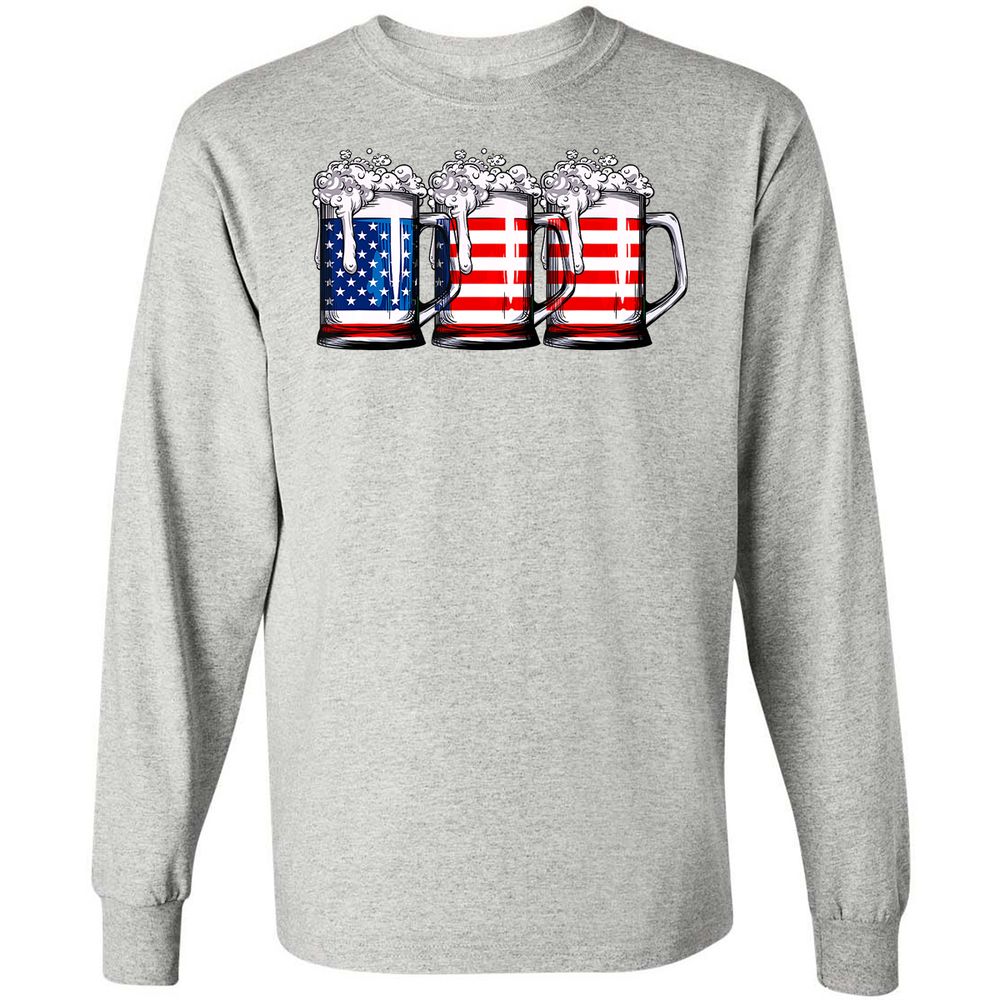 Long Sleeve T-Shirt - ACHF7FTR - Ash - 7