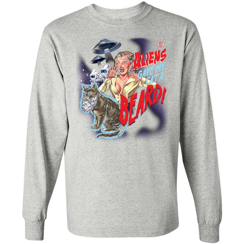 Long Sleeve T-Shirt - D9ZQR68Z - Ash - 7