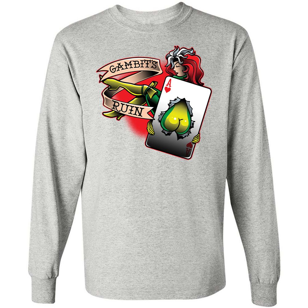 Long Sleeve T-Shirt - RSYKXG1J - Ash - 7