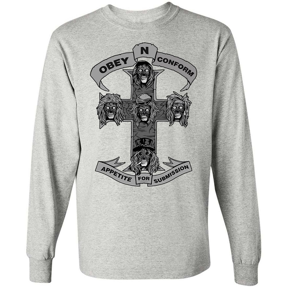 Long Sleeve T-Shirt - UGCEGRH1 - Ash - 7