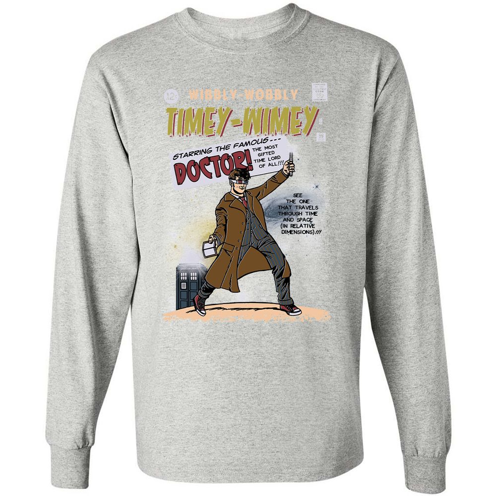 Long Sleeve T-Shirt - P63EXYNV - Ash - 7