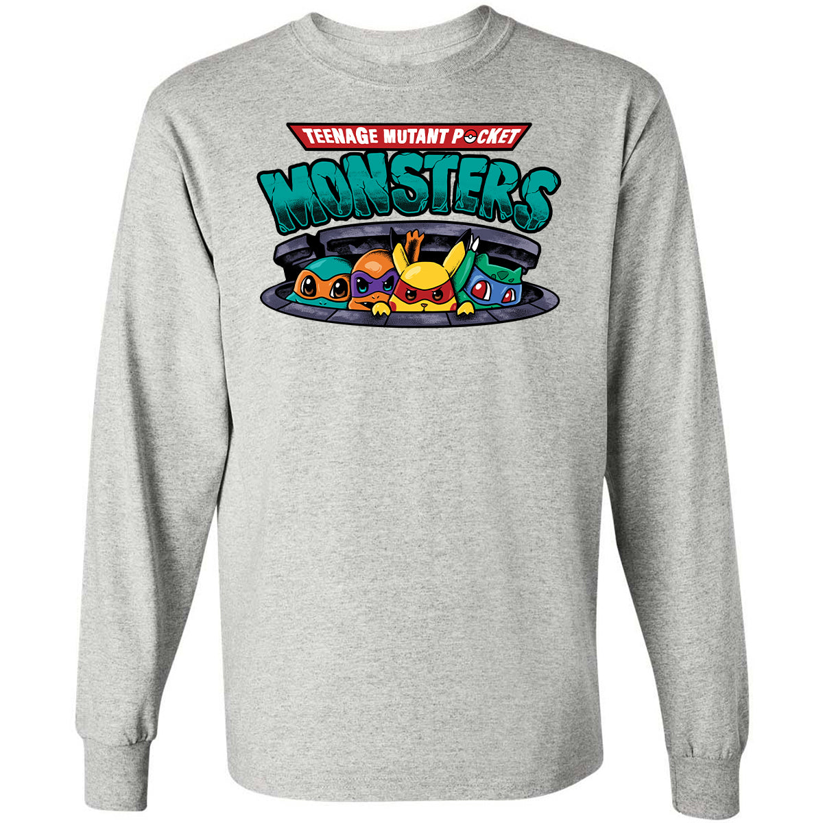 Long Sleeve T-Shirt - HSJX8UFE - Ash - 7