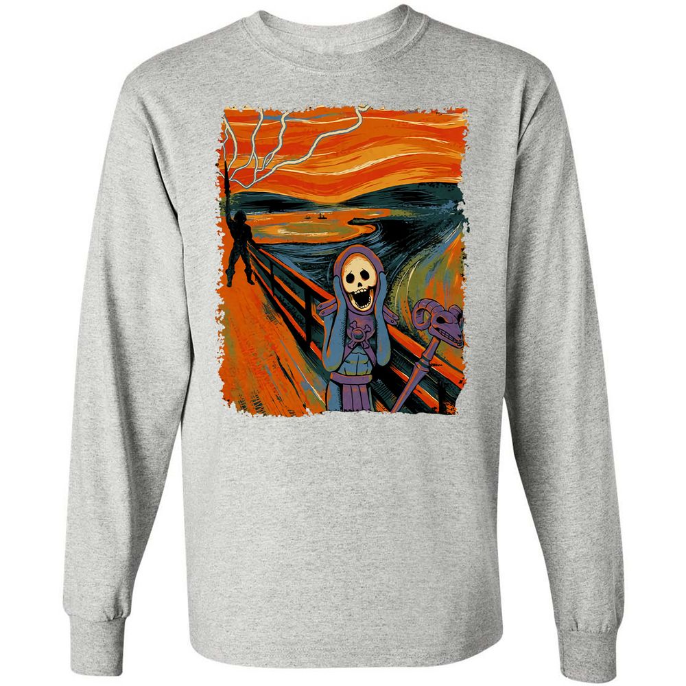 Long Sleeve T-Shirt - HGC7ME7N - Ash - 7