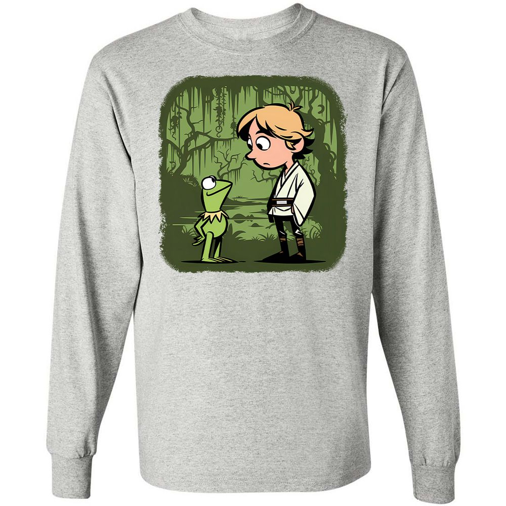 Long Sleeve T-Shirt - WN7ZUKWQ - Ash - 7