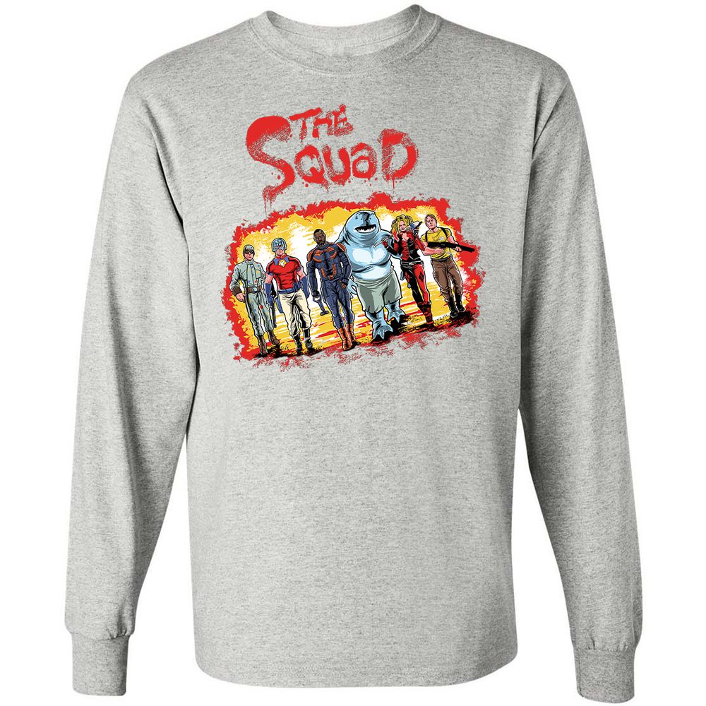 Long Sleeve T-Shirt - CKQFLPCE - Ash - 7