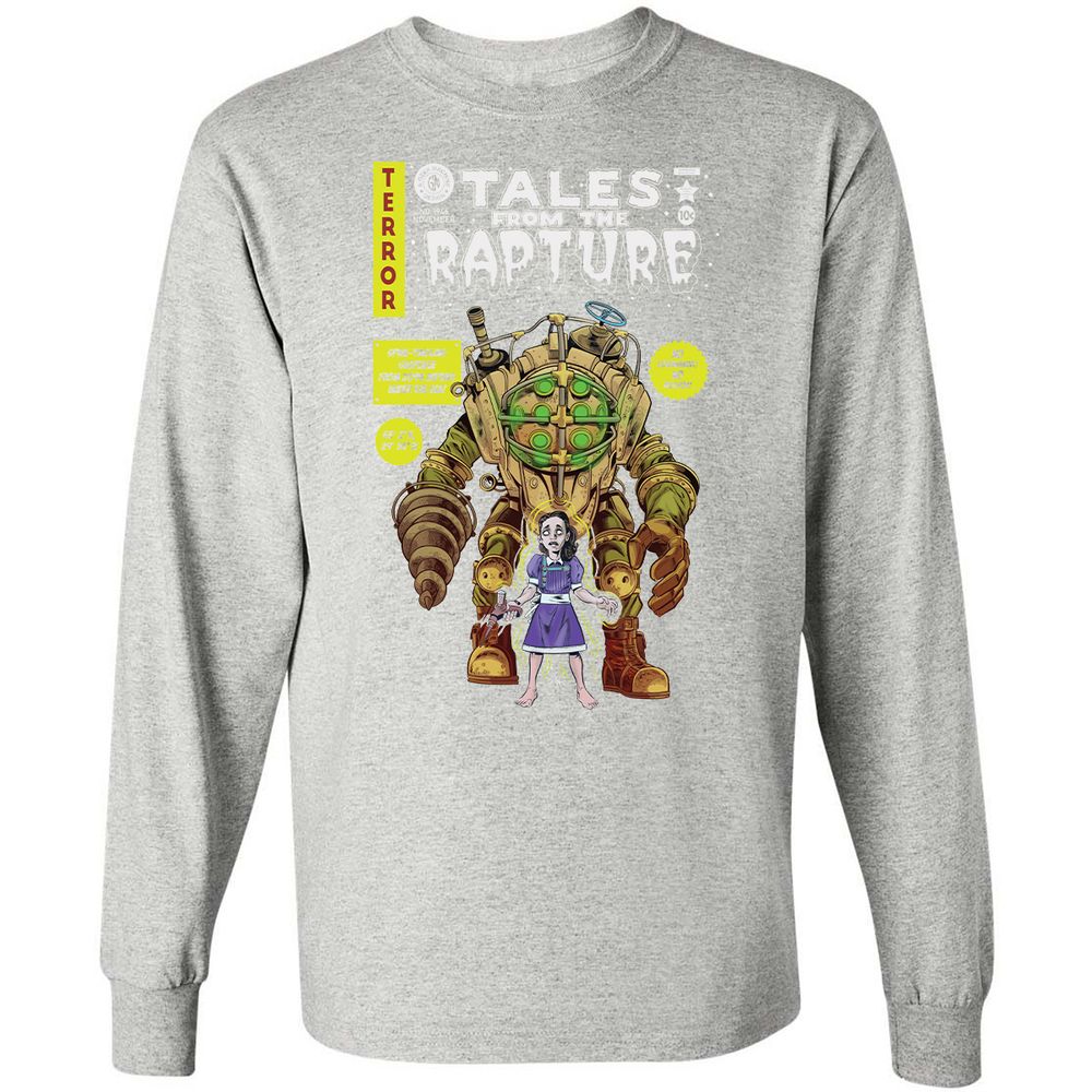 Long Sleeve T-Shirt - KW6EM9ZV - Ash - 7