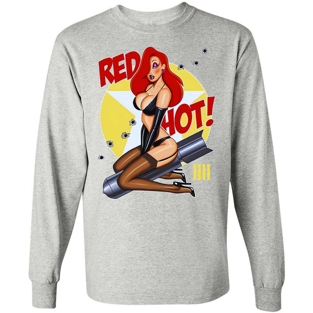 Long Sleeve T-Shirt - AH6XQ1EM - Ash - 7