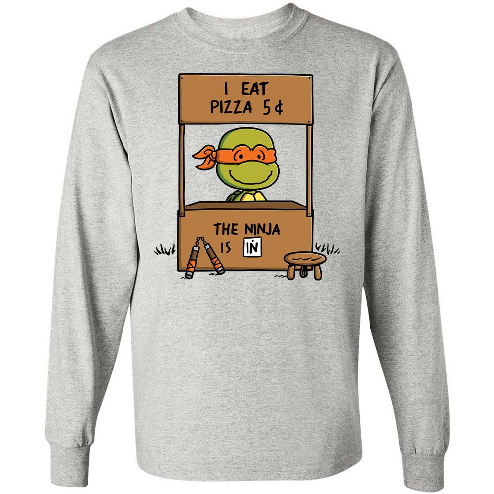 Long Sleeve T-Shirt - 18UYZPNN - Ash - 7