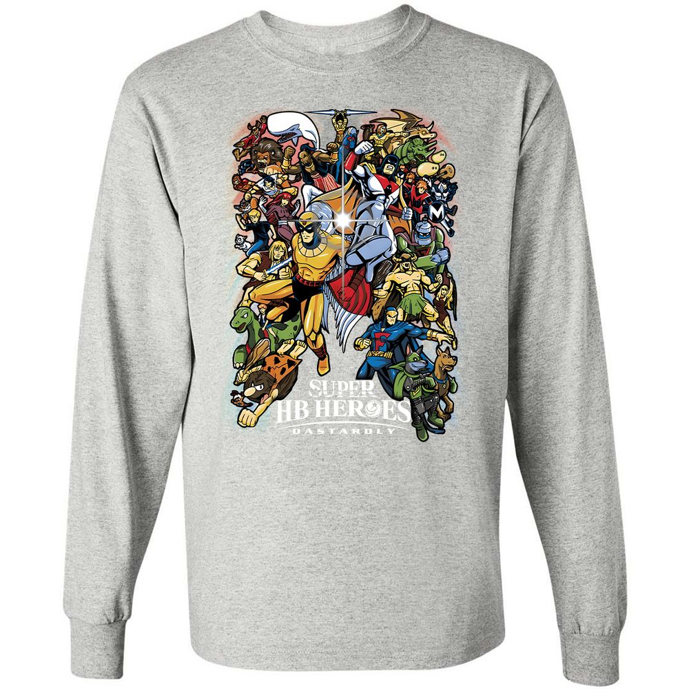 Long Sleeve T-Shirt - R6QPZ7LN - Ash - 7