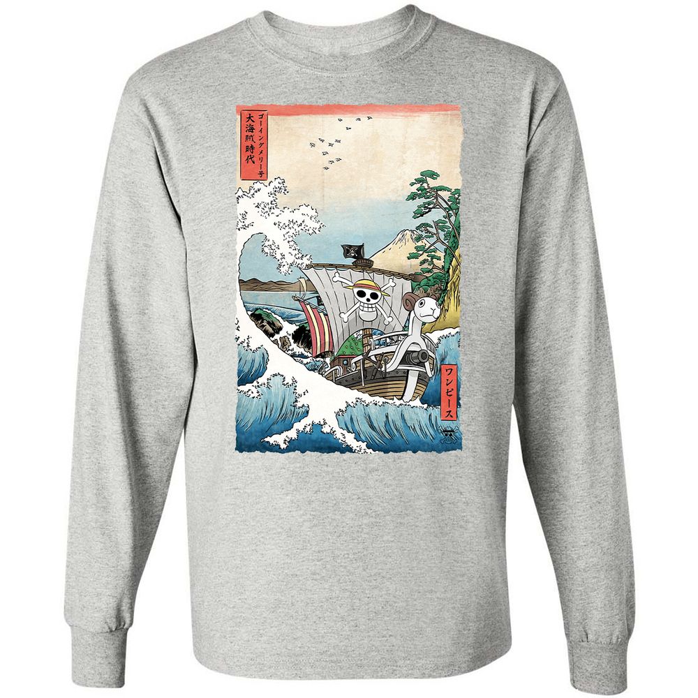 Long Sleeve T-Shirt - 739SSWL8 - Ash - 7