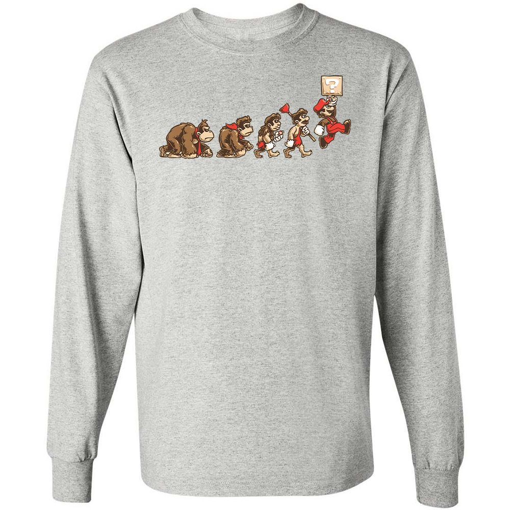 Long Sleeve T-Shirt - NG316HJC - Ash - 7