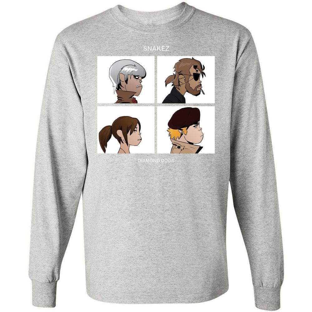 Long Sleeve T-Shirt - TRDF92TV - Ash - 7