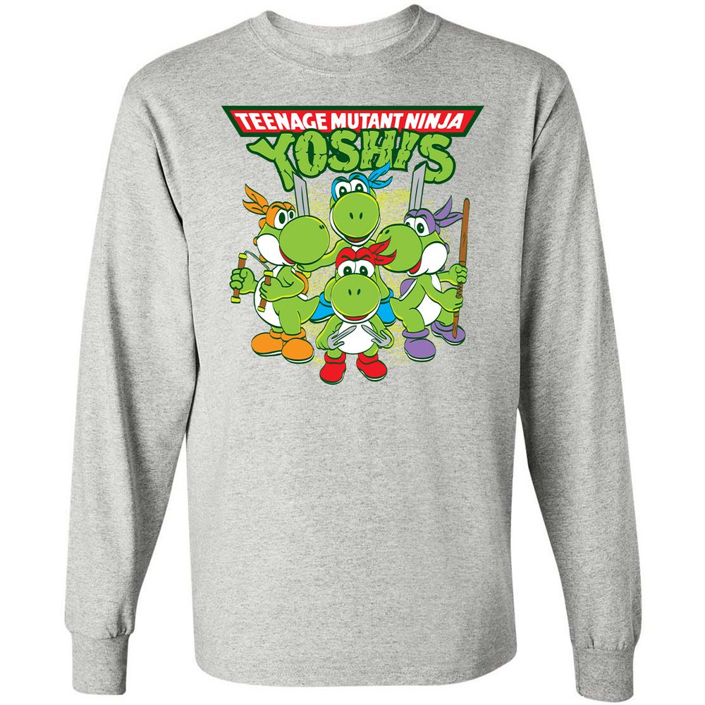 Long Sleeve T-Shirt - BPYK6ZTL - Ash - 7
