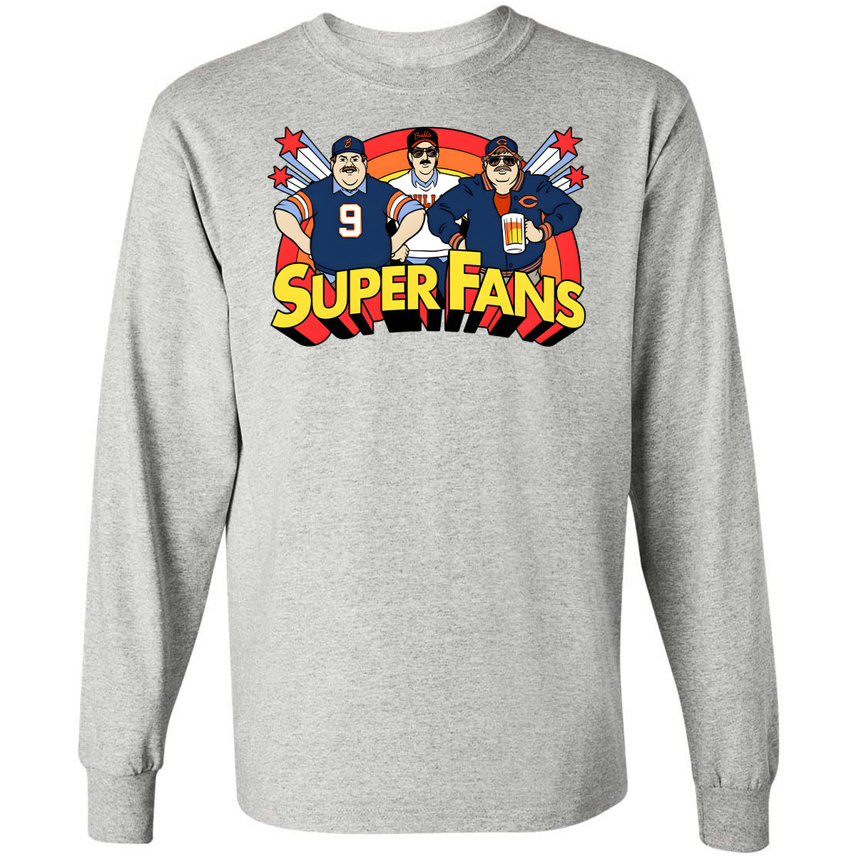 Long Sleeve T-Shirt - 2C58RJWC - Ash - 7