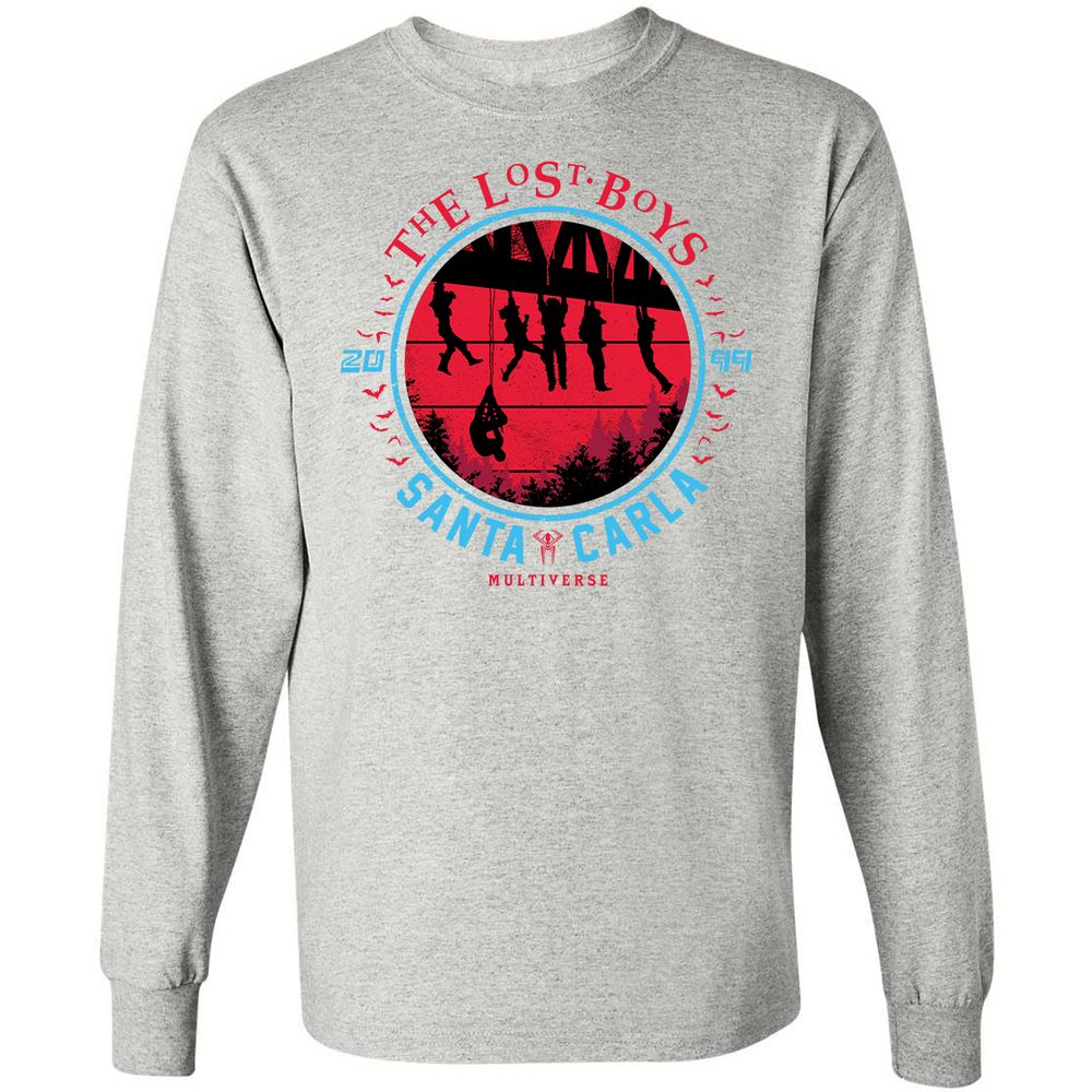 Long Sleeve T-Shirt - SJGK8ZUX - Ash - 7