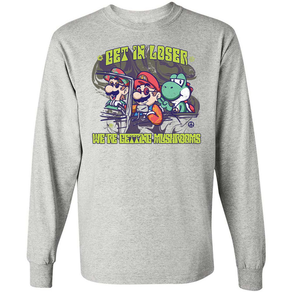 Long Sleeve T-Shirt - UFWDYBMD - Ash - 7