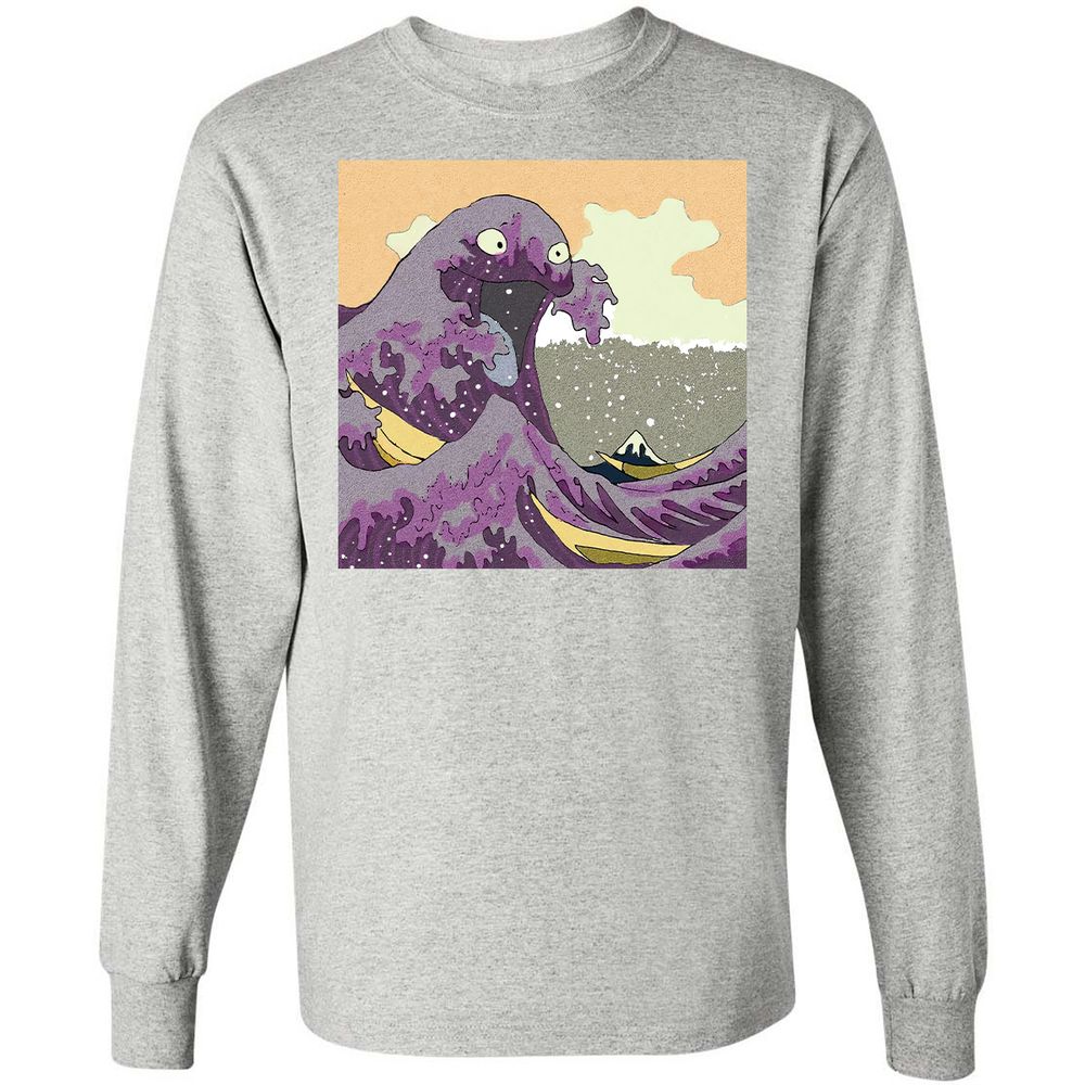 Long Sleeve T-Shirt - GB89DPKG - Ash - 7