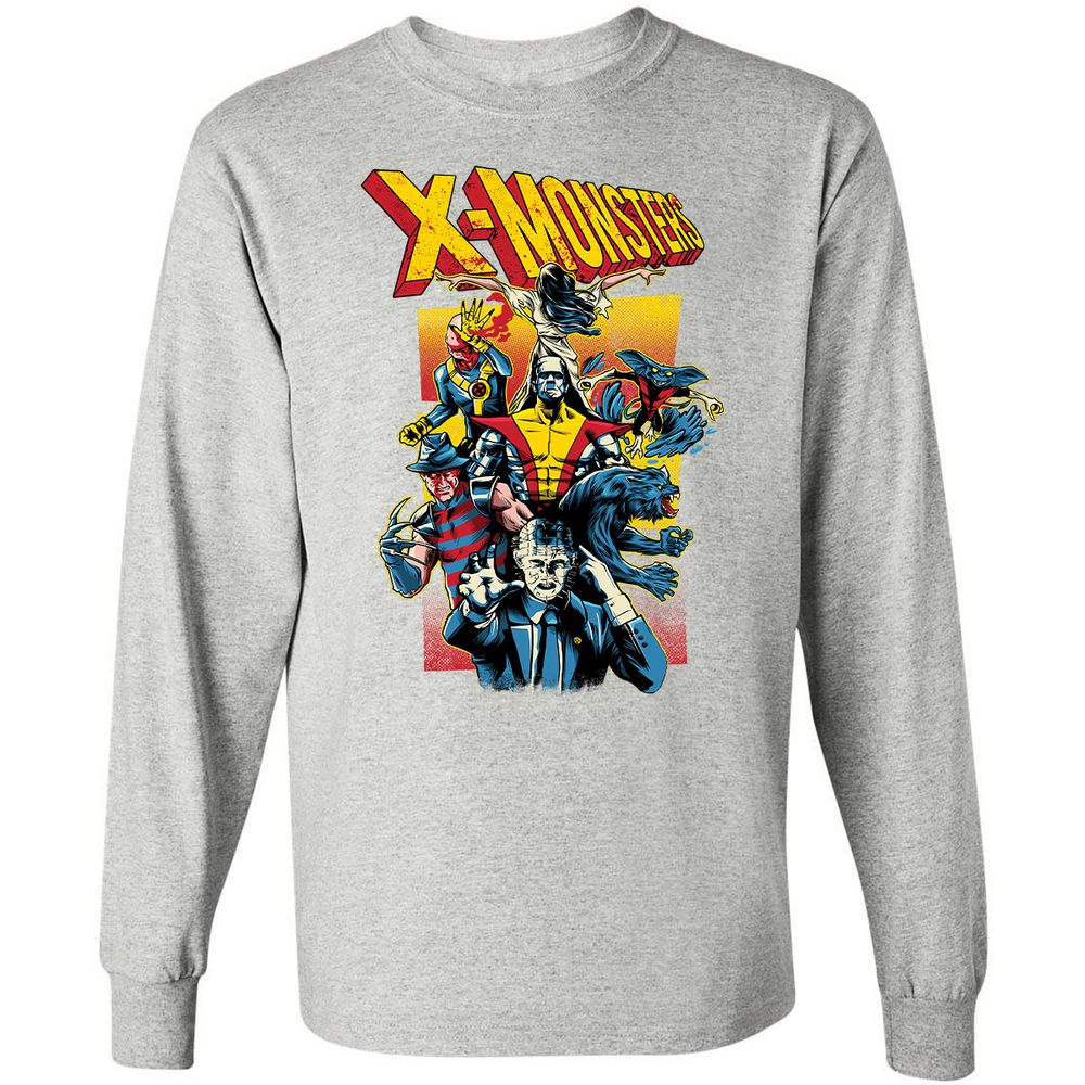 Long Sleeve T-Shirt - MXRH2ZGC - Ash - 7