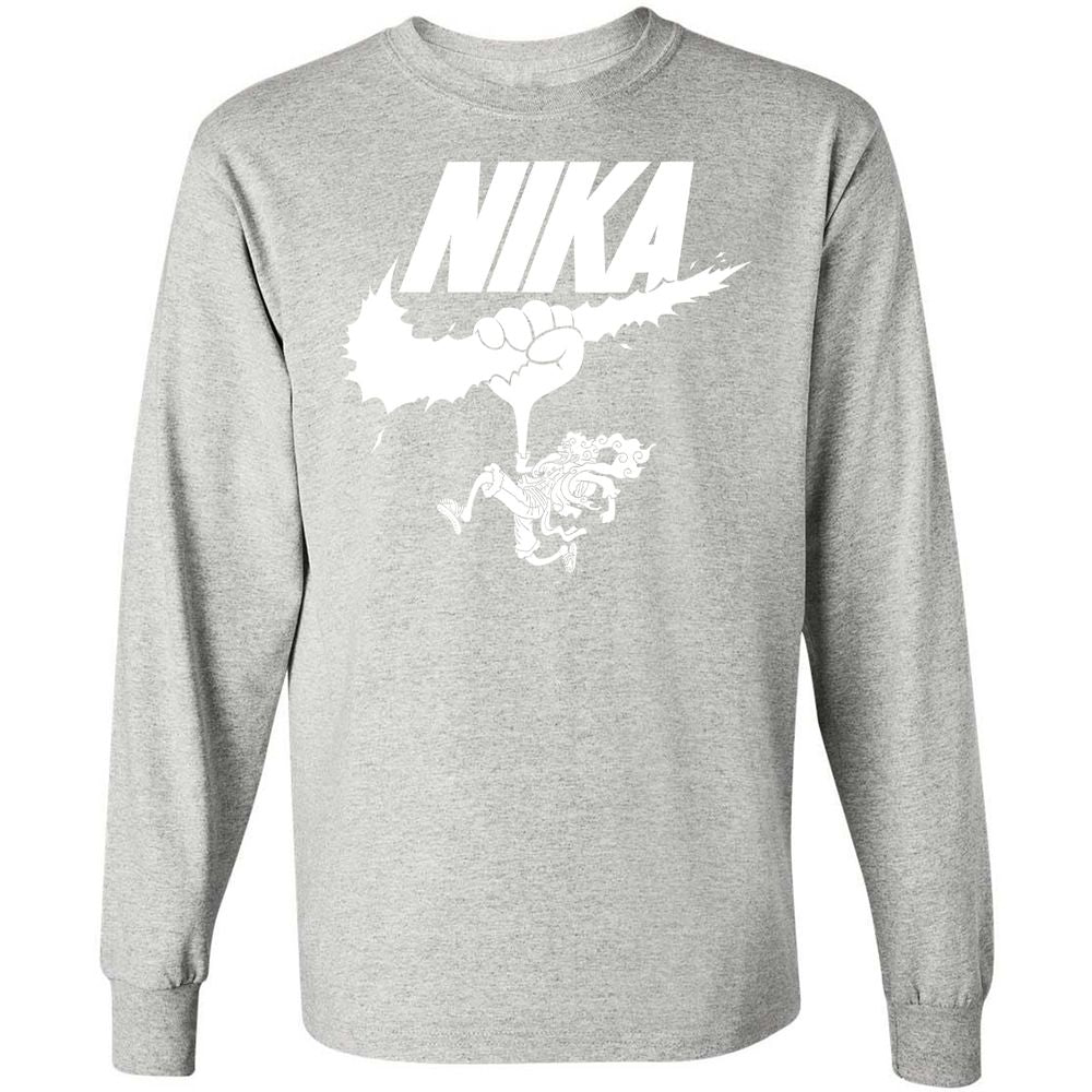 Long Sleeve T-Shirt - TC1J89R1 - Ash - 7