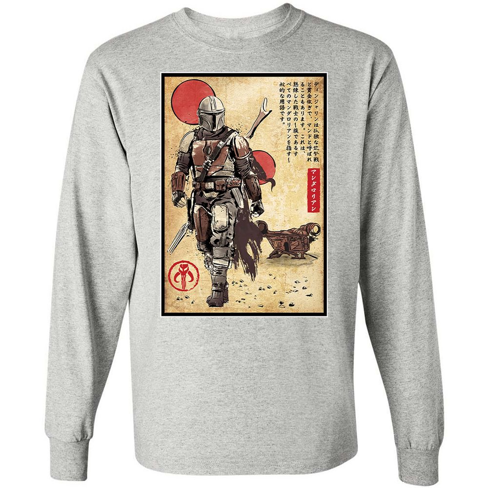 Long Sleeve T-Shirt - NTUADV86 - Ash - 7