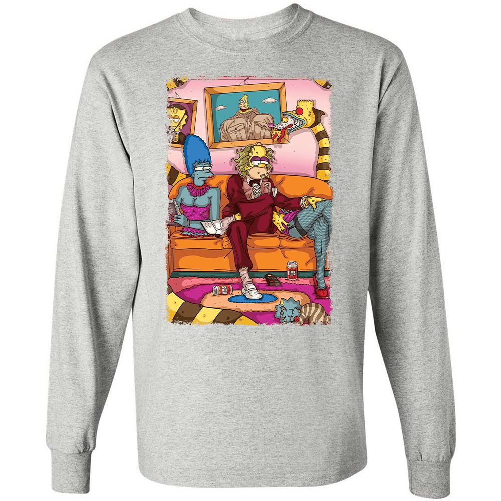 Long Sleeve T-Shirt - 21TJ8W3V - Ash - 7