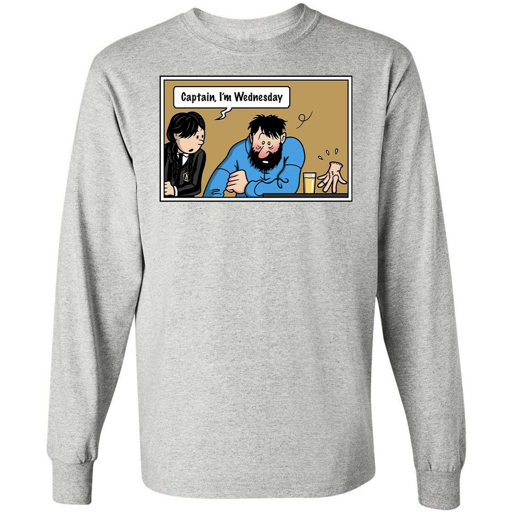 Long Sleeve T-Shirt - 5LSK1N4X - Ash - 7