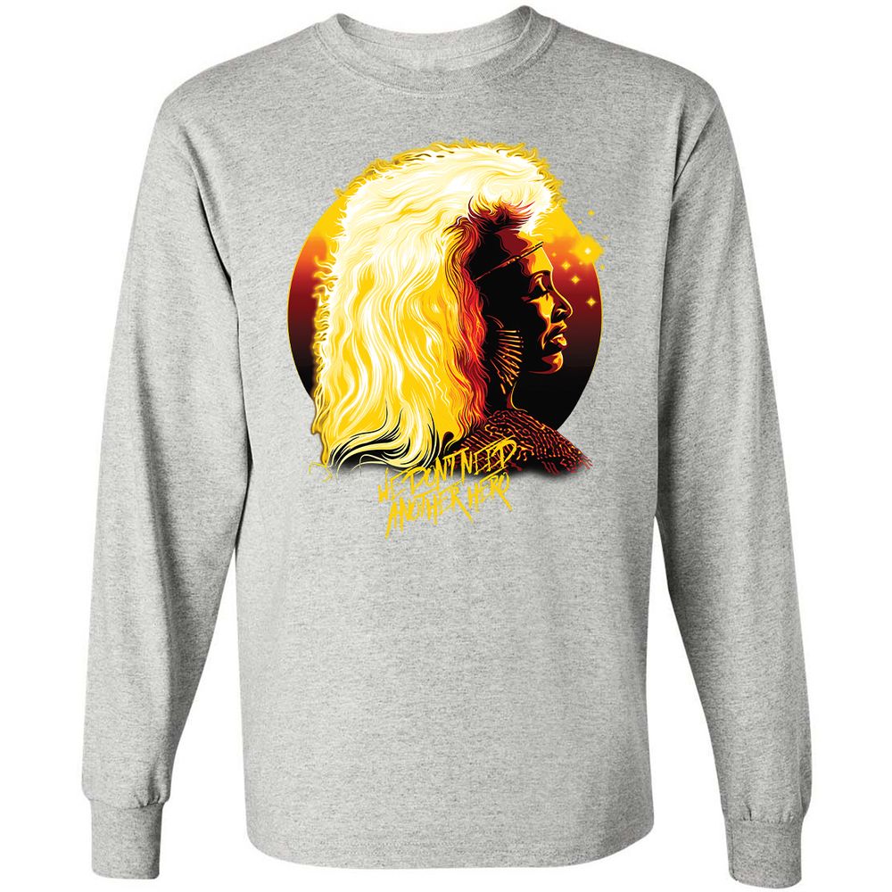 Long Sleeve T-Shirt - QM4VB8J9 - Ash - 7