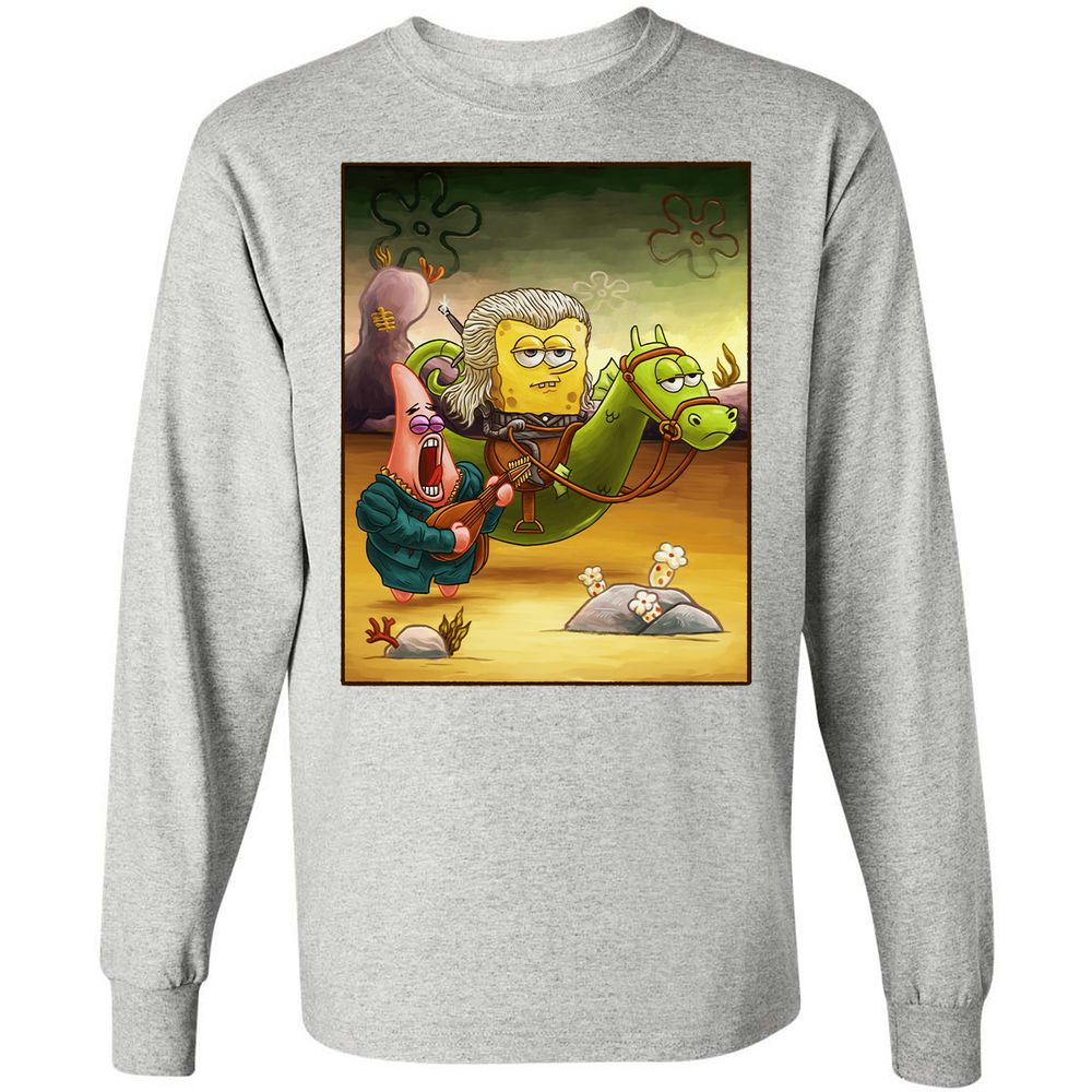 Long Sleeve T-Shirt - UZFZV3RH - Ash - 7