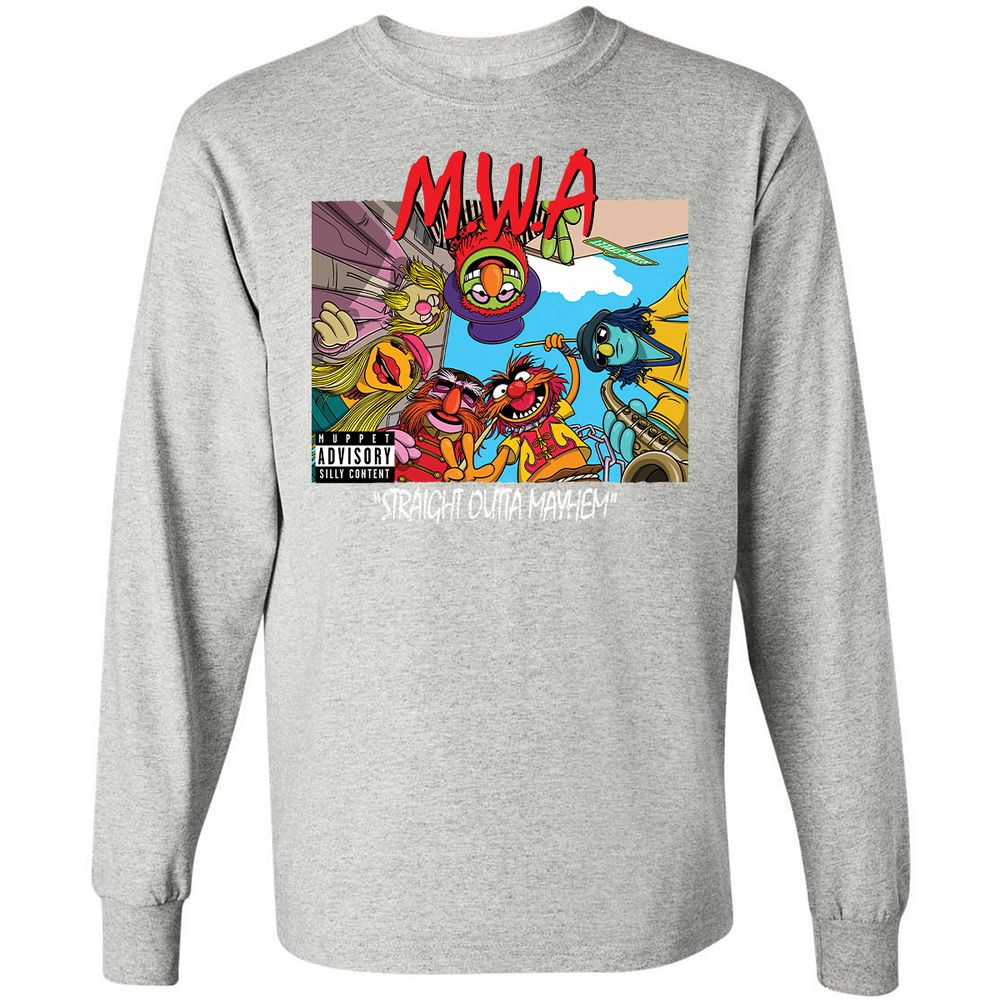Long Sleeve T-Shirt - AV4PPJCY - Ash - 7