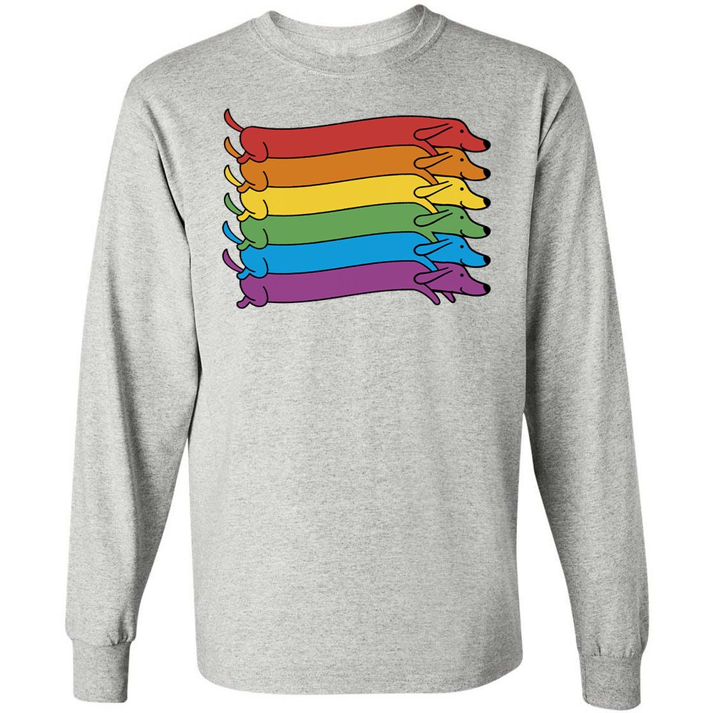 Long Sleeve T-Shirt - H9QWU9MD - Ash - 7