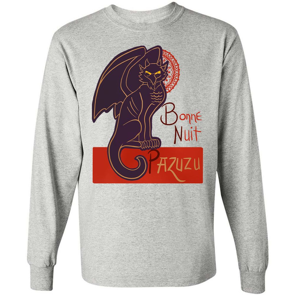 Long Sleeve T-Shirt - ZBBQSZXZ - Ash - 7