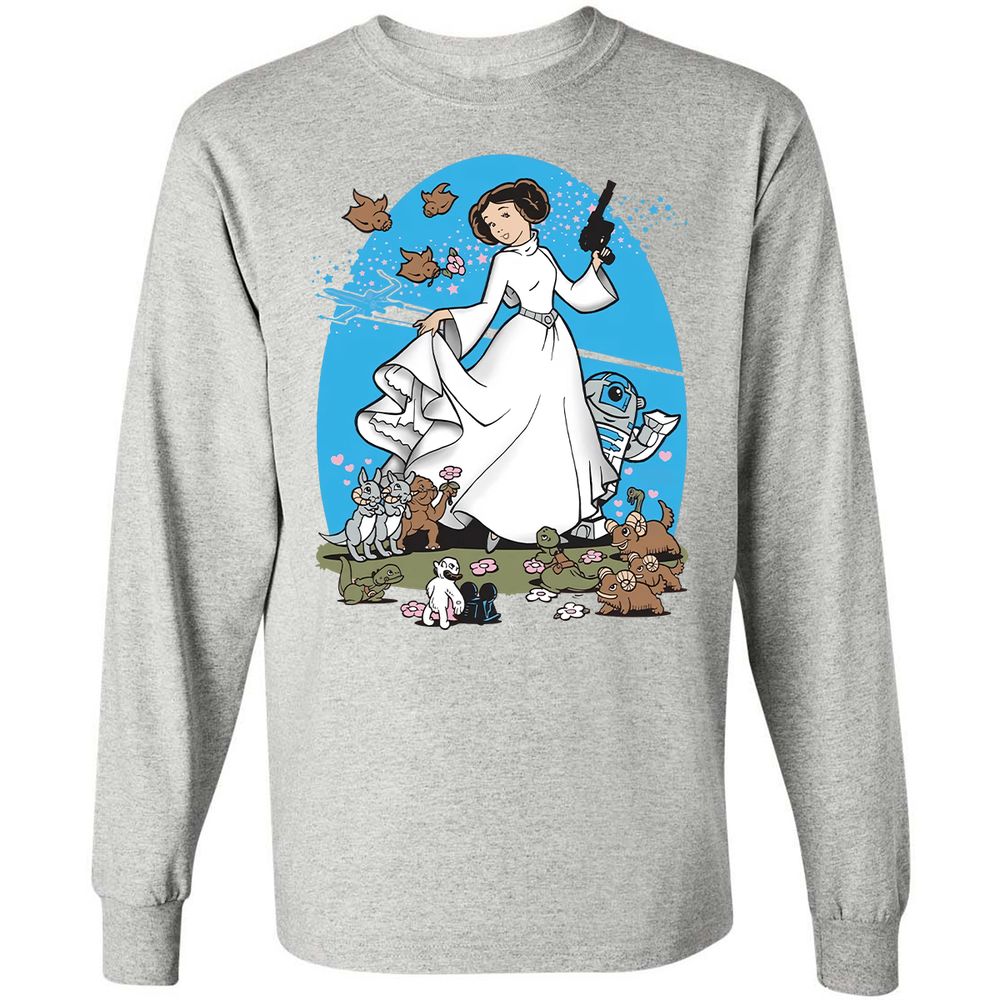 Long Sleeve T-Shirt - J5PMXZYM - Ash - 7