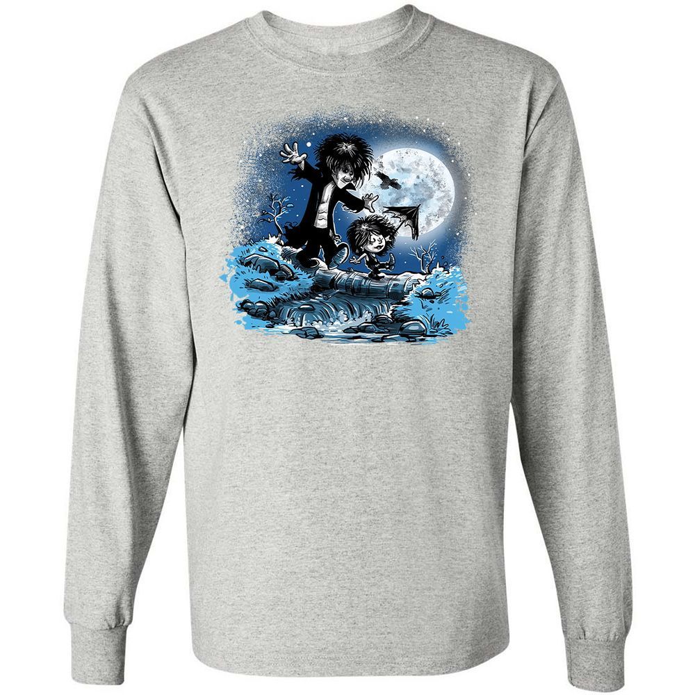 Long Sleeve T-Shirt - BVE3LVB5 - Ash - 7